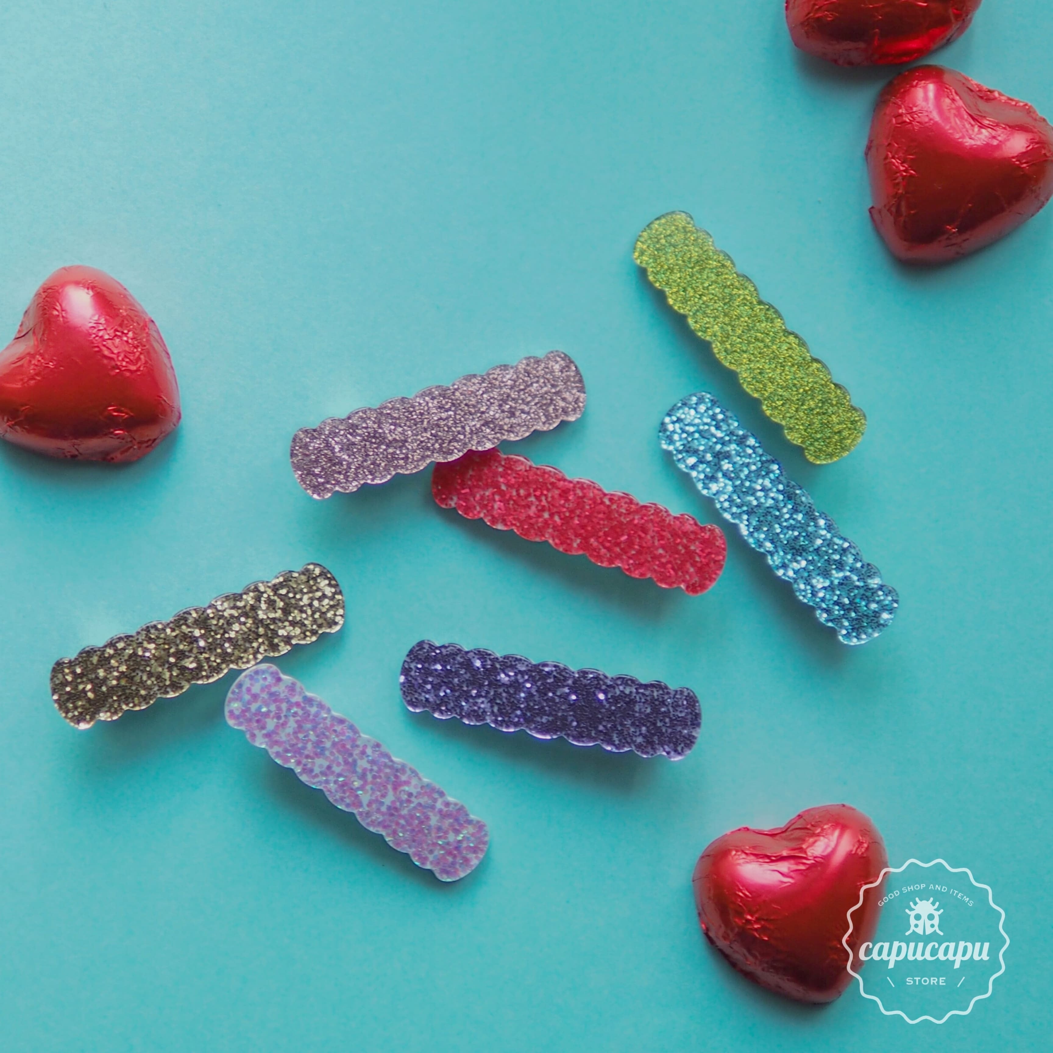 即納» Wunderkin co Scallop Clip hair clips made in France ヘア