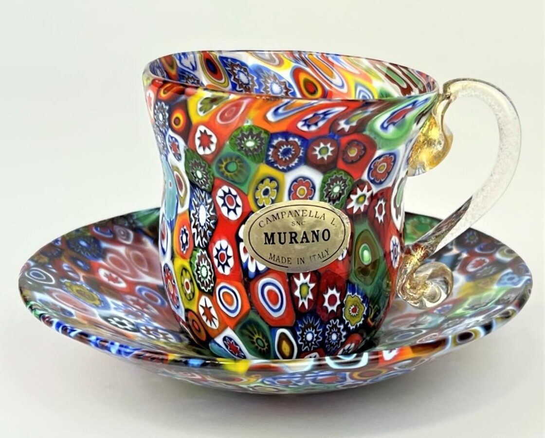 ムラーノ MURANO ミルフィオリ キャビネット カップ ソーサー | Pay ID
