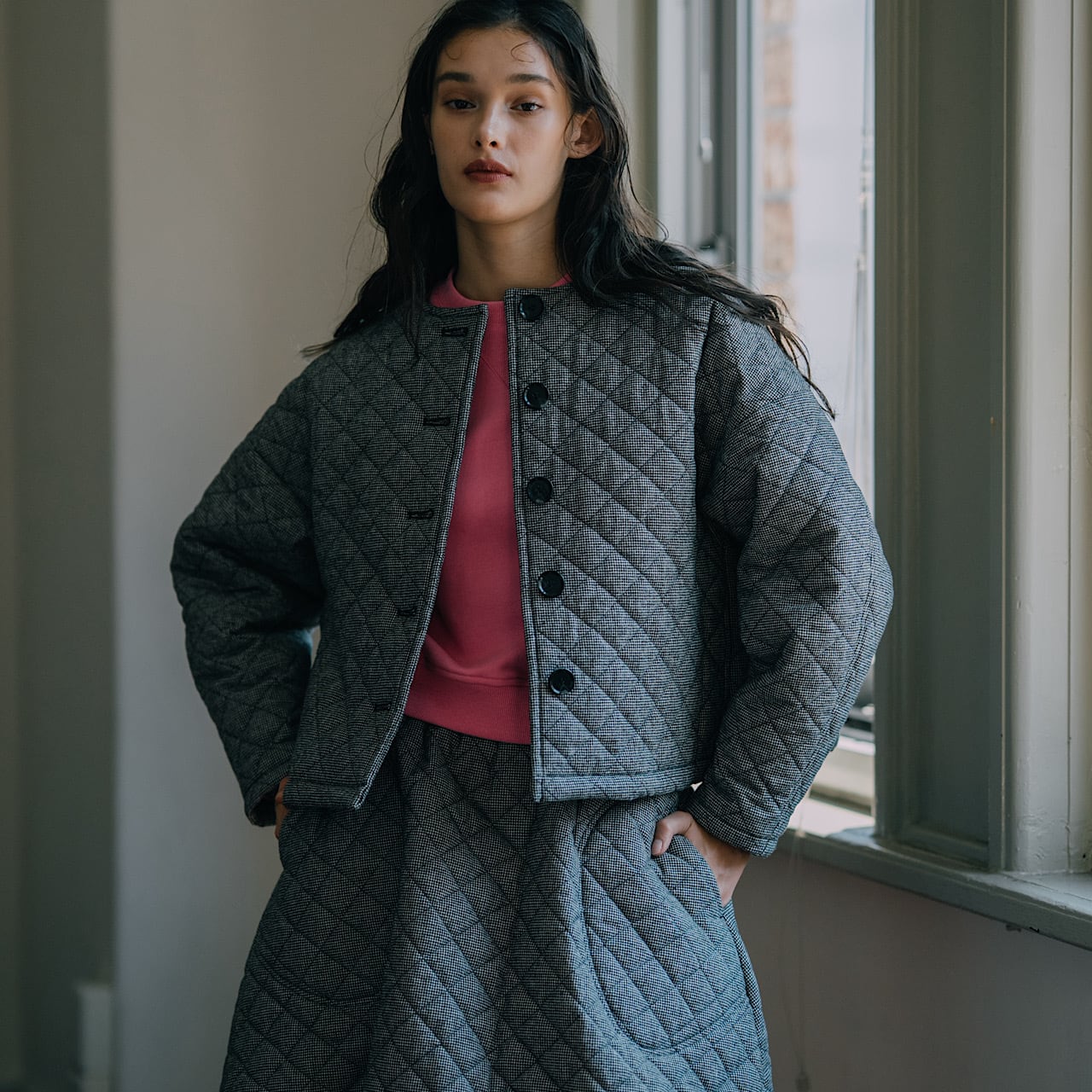 カラースウェットプルオーバー(ピンク) | LINKABLE