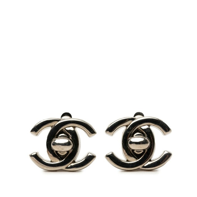 シャネル ココマーク ヴィンテージ イヤリング 96P刻印 シルバー メタル レディース CHANEL 【中古】
