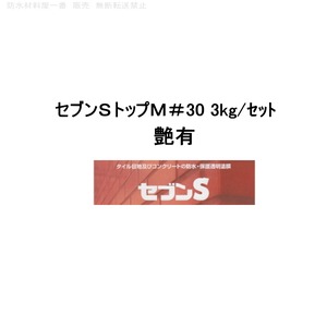 セブンケミカル セブンSトップM#30 3kgセット 上塗り塗料 艶有 半艶