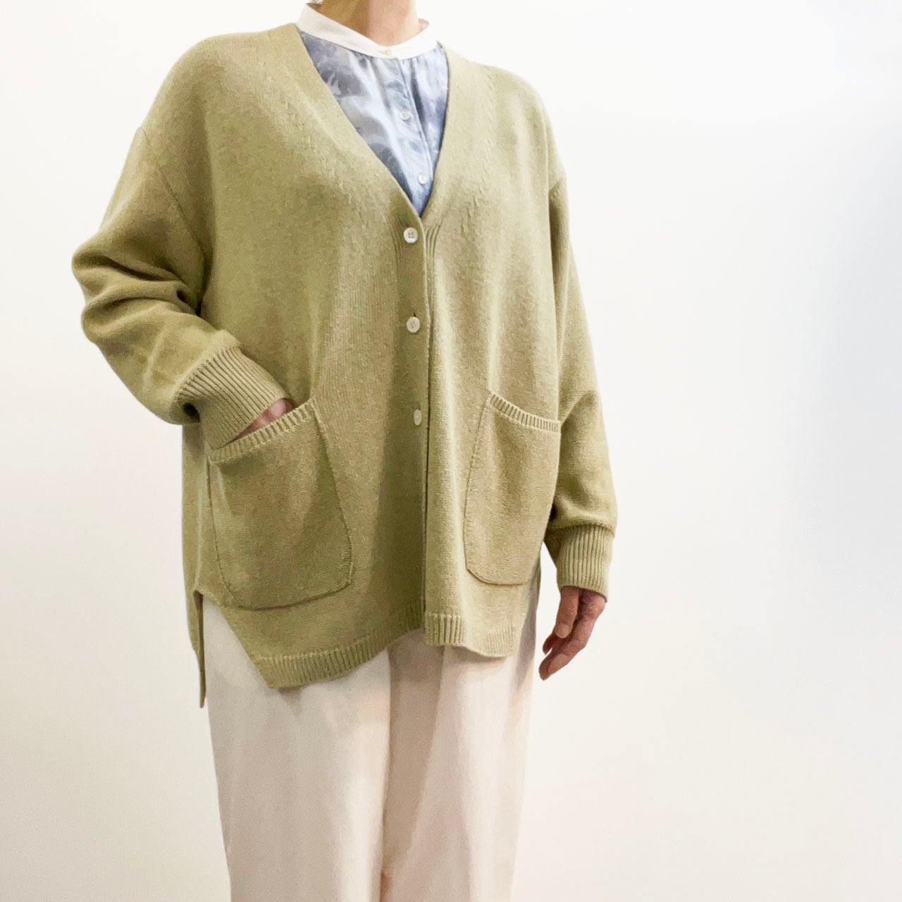 COMM.ARCH. コム・アーチ HAND FRAMED CO.LINEN C/D コットンリネン