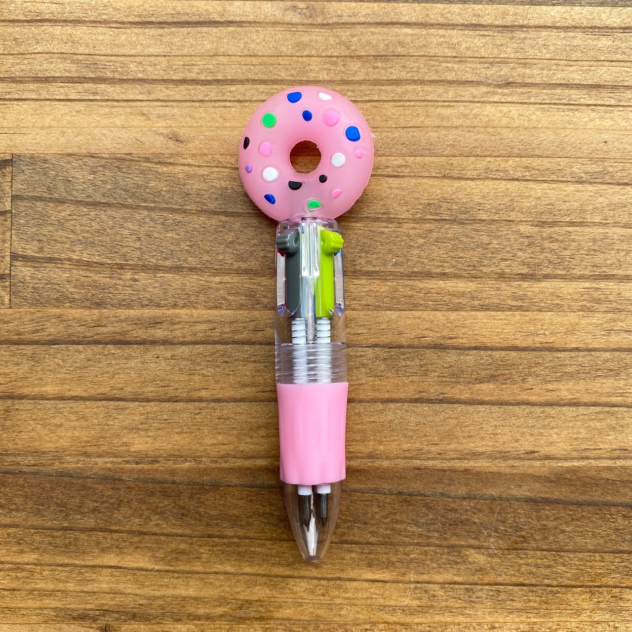 Pink donut 4-color ballpoint pen