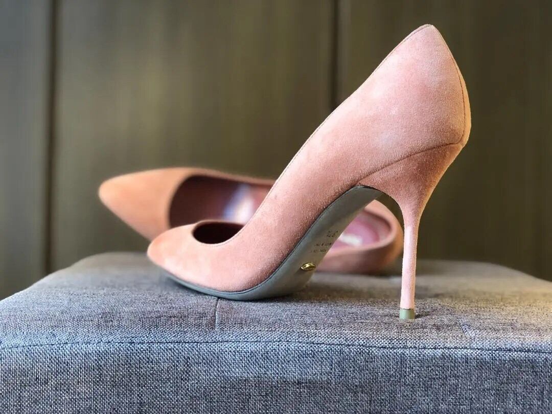 sergio rossi パンプス 37 ヒール約7㎝ ピンクべージュ sergio rossi