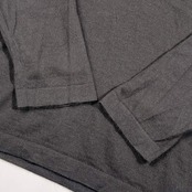 カシミヤ100% CASHMERE カシミヤ タートルネック ハイゲージ  ニット セーター XL/グレー メンズ