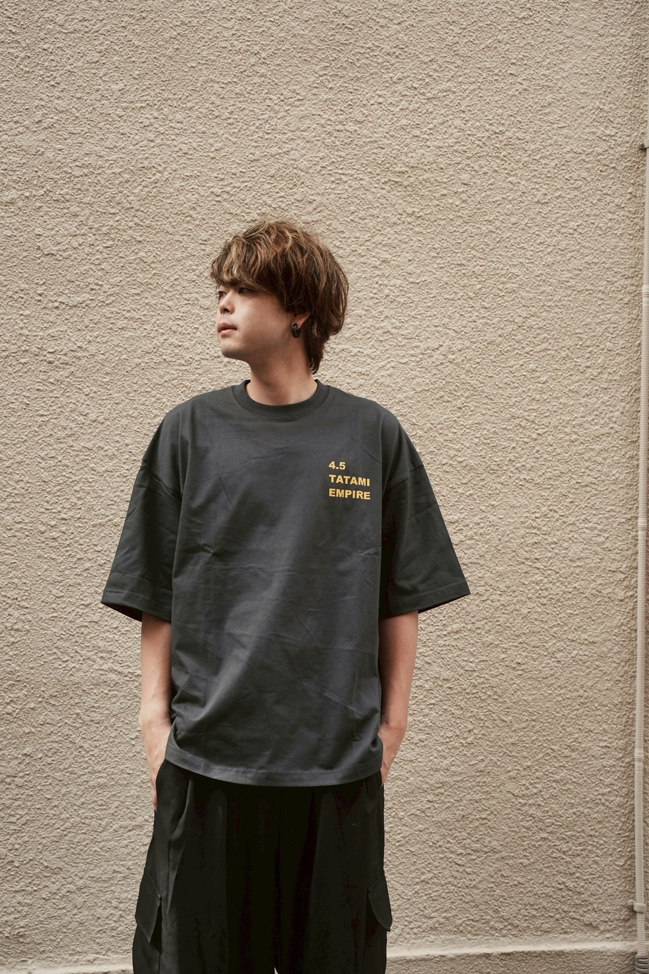 4.5 TATAMI EMPIRE short sleeve T (Dark gray) -あとがき-