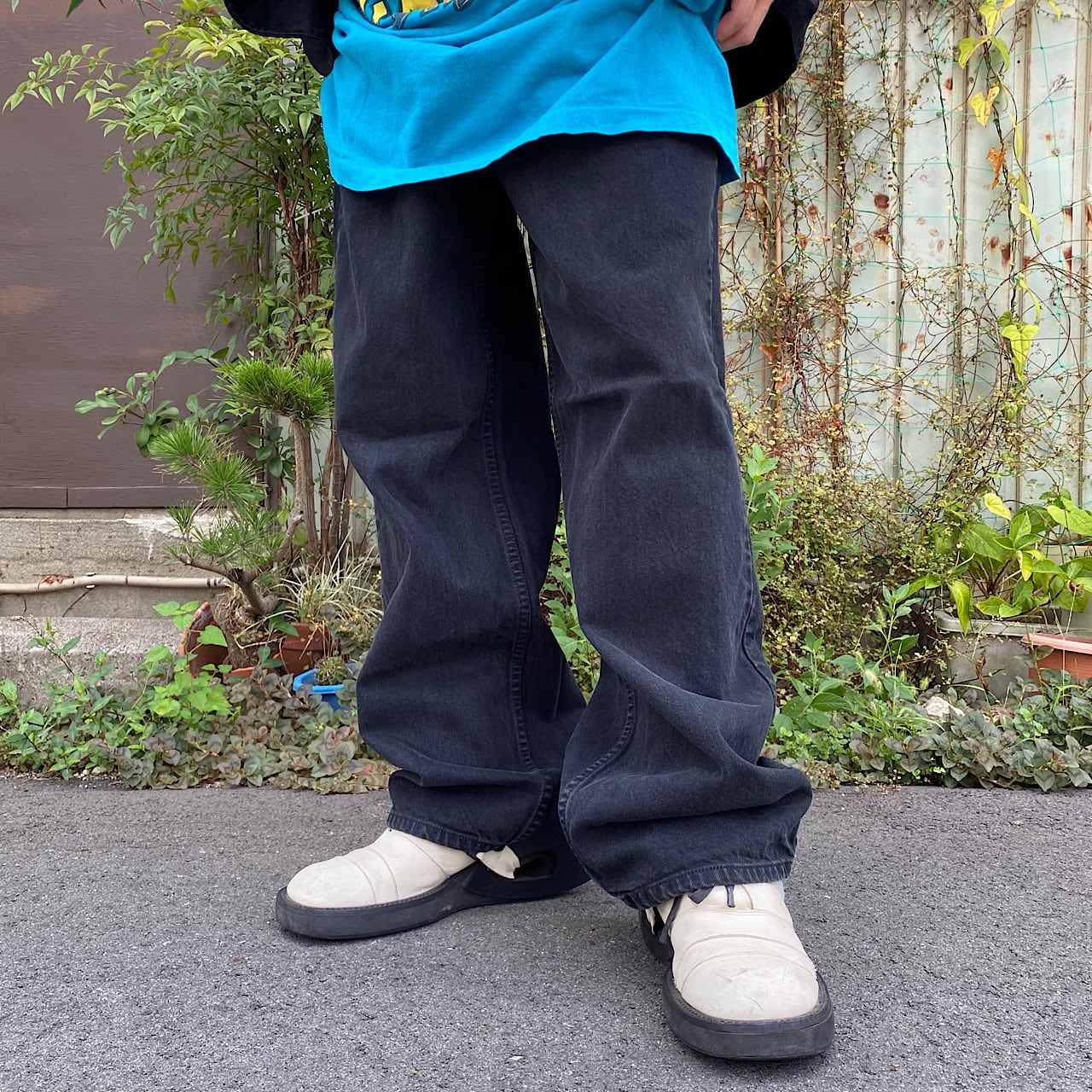 90年代 90s Levi's リーバイス L2 BAGGY FIT ワイド バギー デニムパンツ ジーンズ ヴィンテージ ビンテージ ブラック 黒  メンズW32 メンズ 古着【デニムパンツ】 | cave 古着屋【公式】古着通販サイト