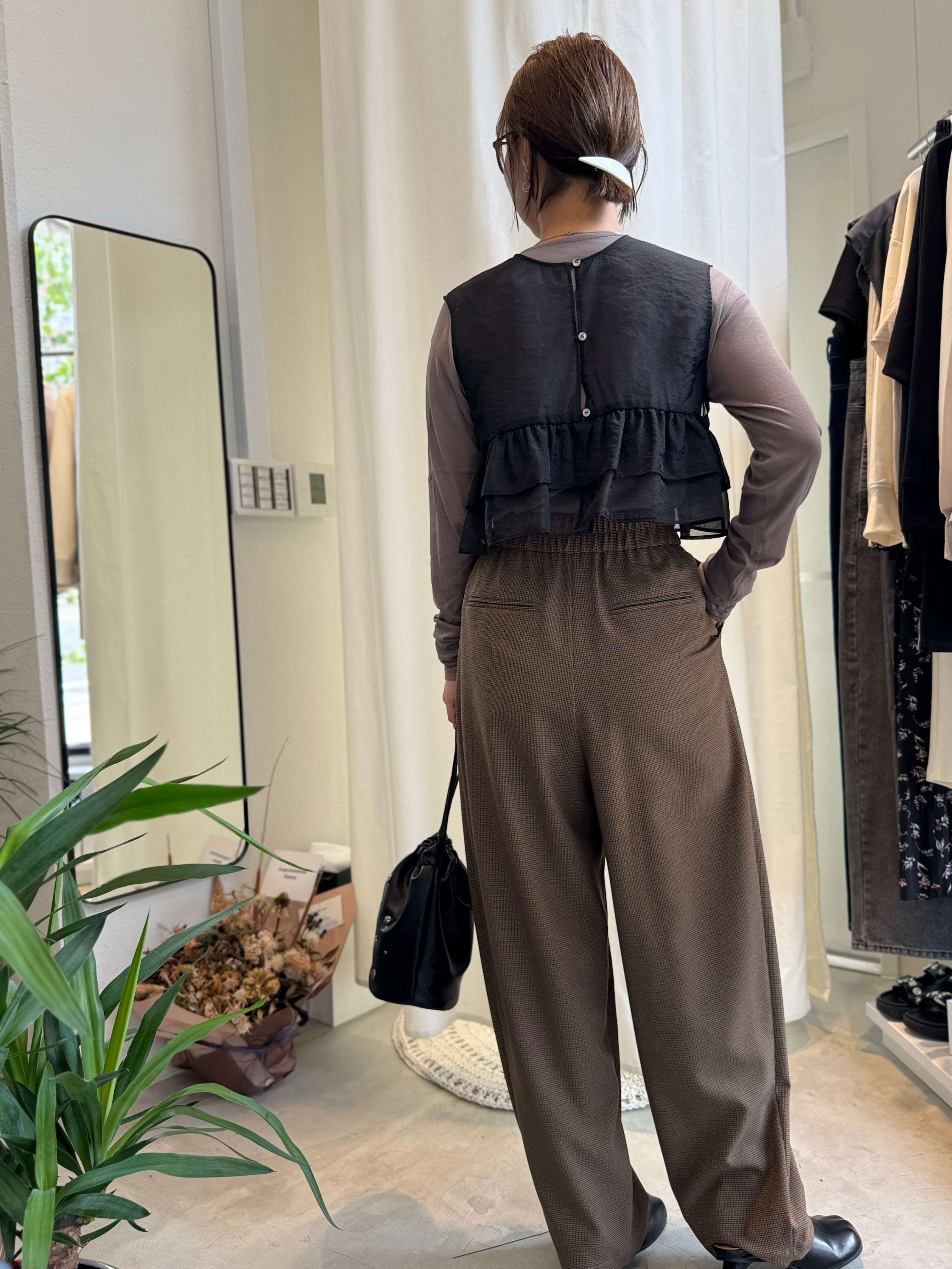 【cafune】前後2wayフリルビスチェ　525914