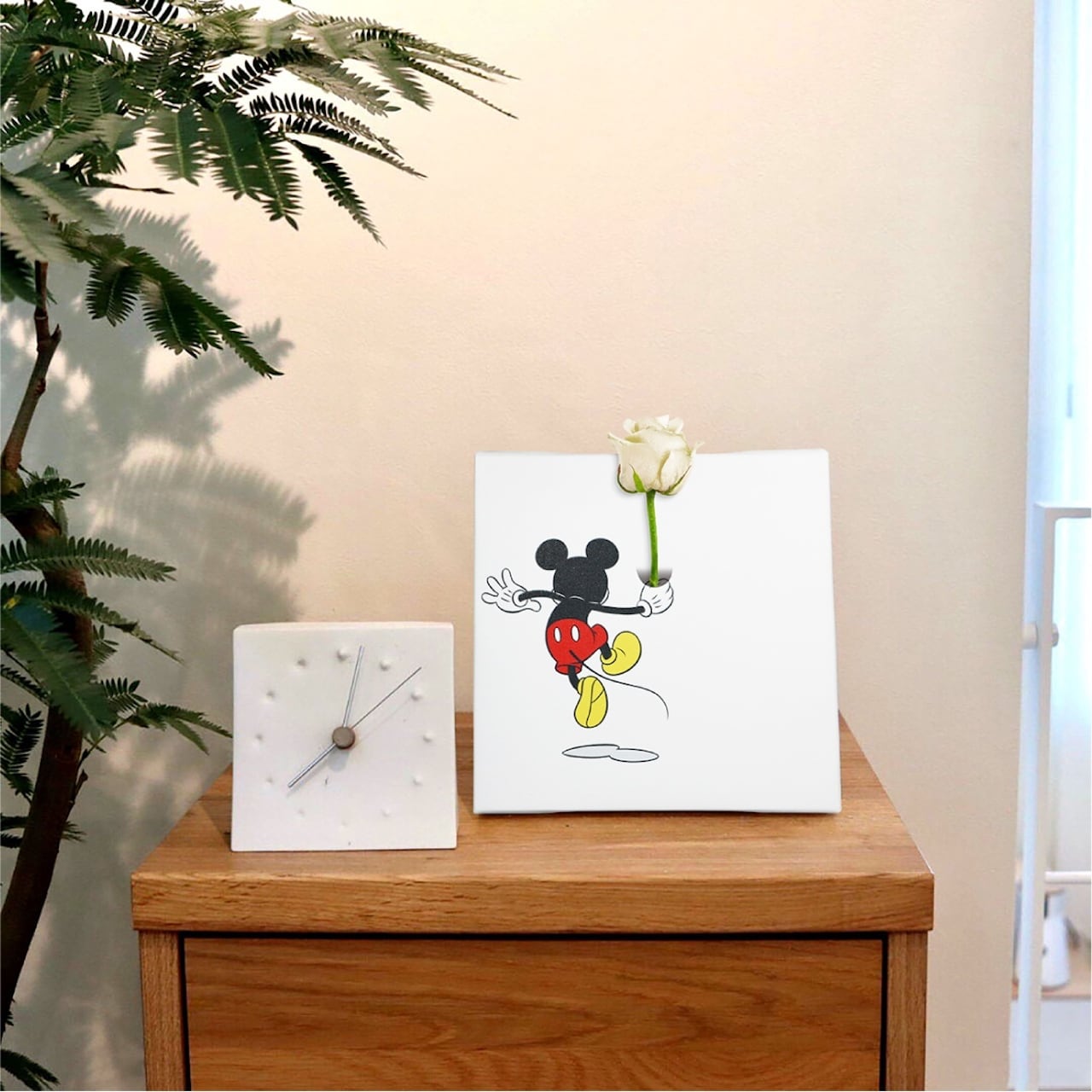 ディズニー アートパネル ミッキー ミッキーマウス 一輪挿し IKE-DSNY