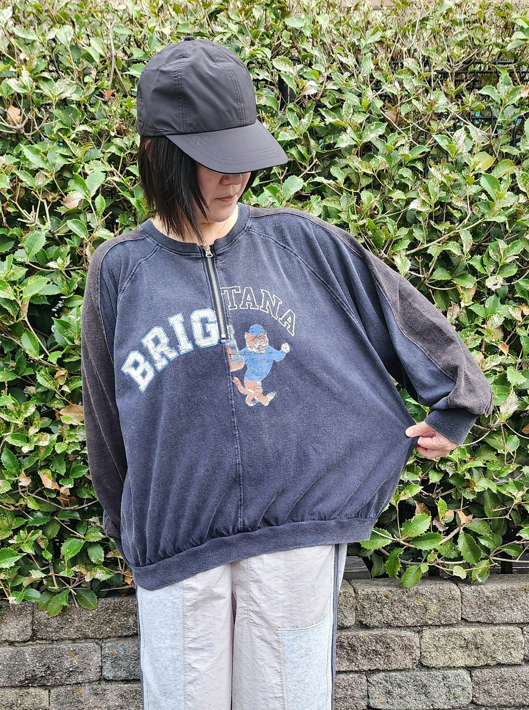 IRIEY〉リメイク風ハーフジッププルオーバー | ワンダフル商会