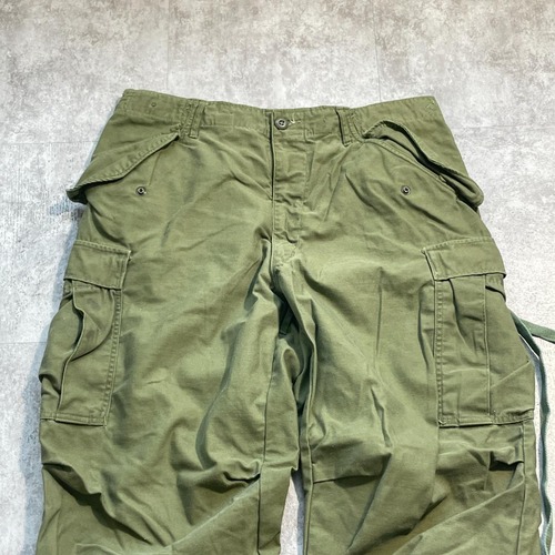 60s アメリカ軍実物 67年製造 M-65 フィールドパンツ R-M w35 詳細写真2