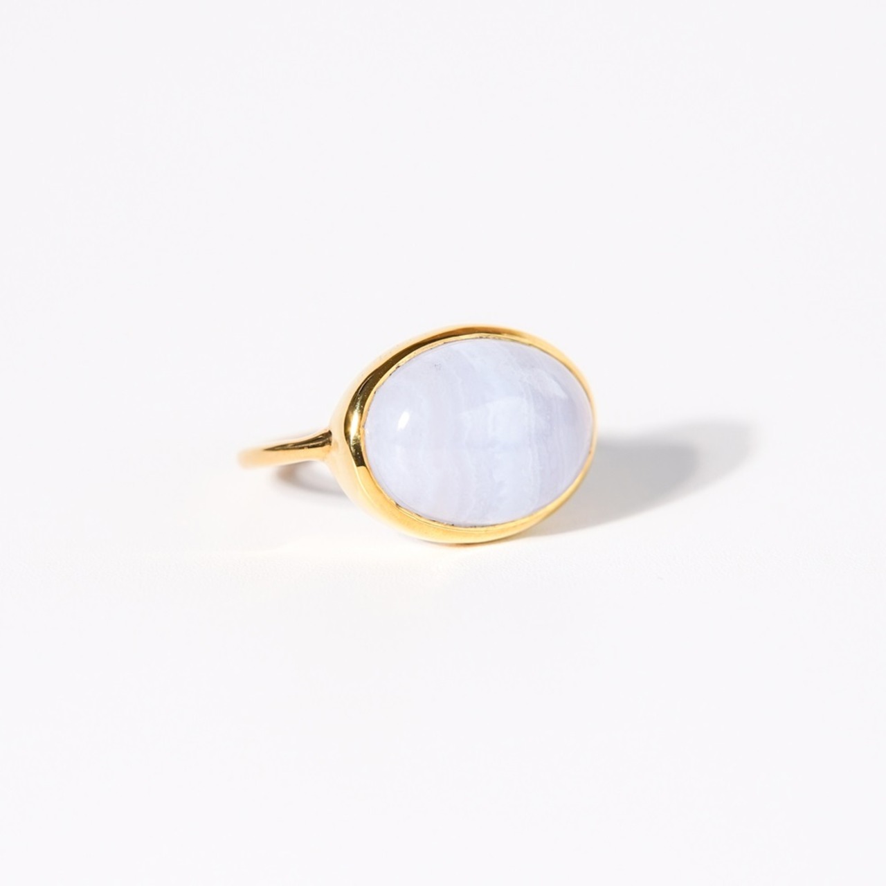 【9号】ブルーレースアゲート リング