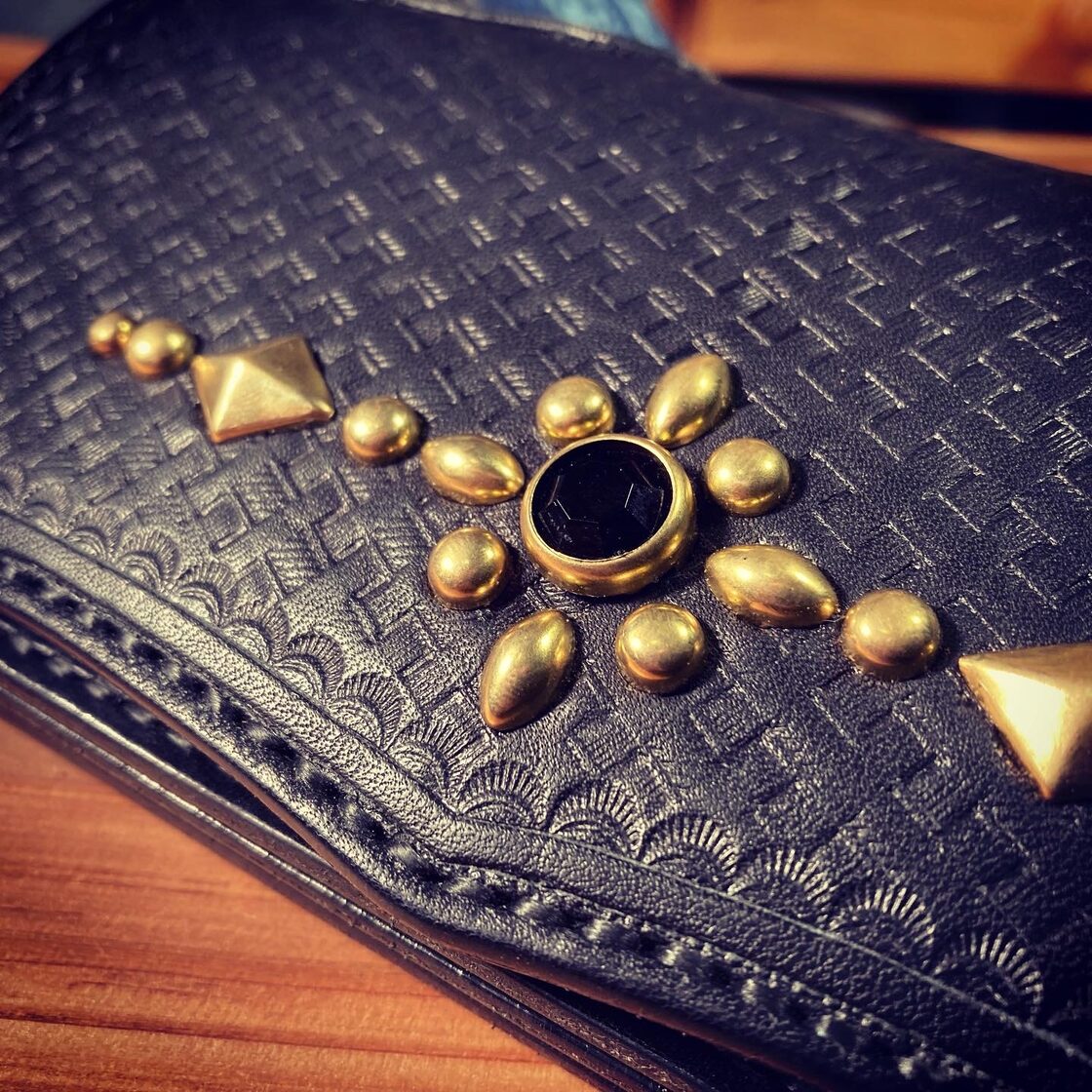 バイカーズ•スタッズ•ウォレット/ BIKERS STUDS WALLET | Pay ID 