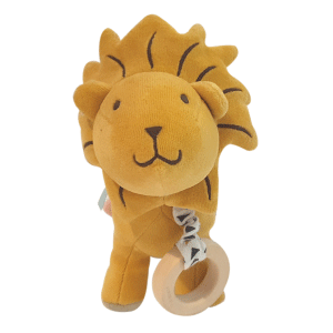 Lion Activity Toy with Natural Rubber Teether_97002