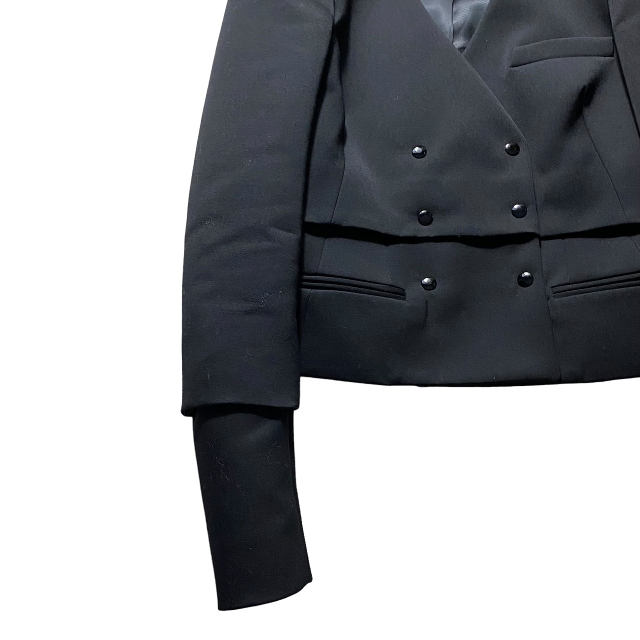 BALENCIAGA double breasted short length jacket