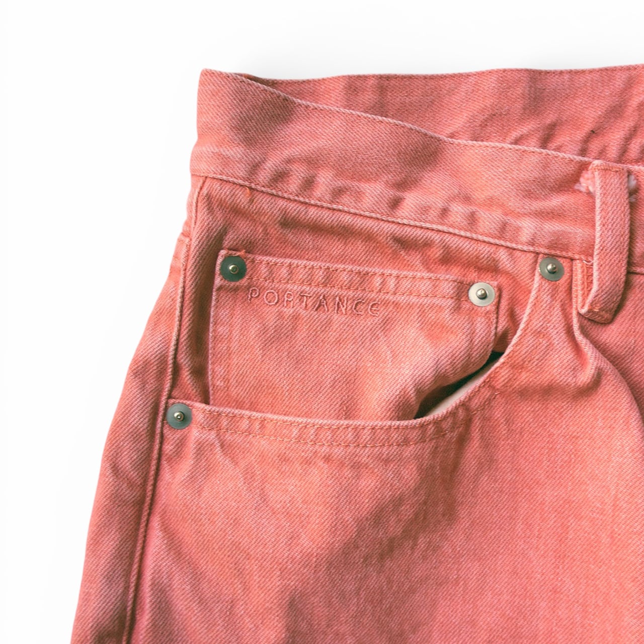 メンズ タグ付極美品 PORTANCE RELAX-FIT 6P COL JEANS