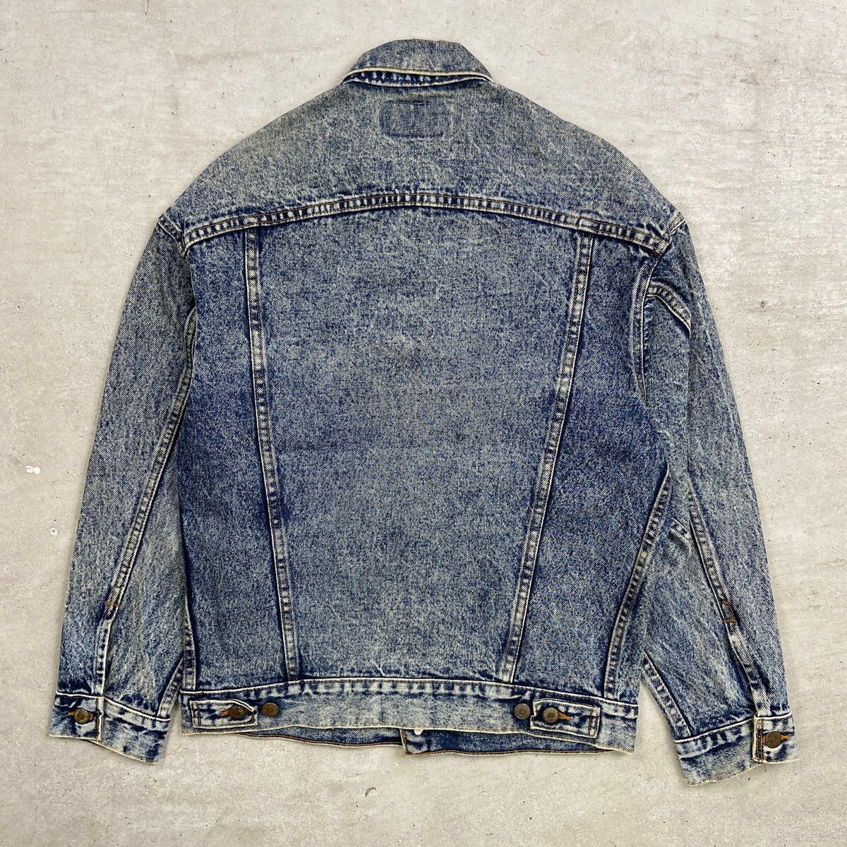 88年 ヴィンテージ Levis 70507 デニムジャケット USA製 古着 80年代 USA製 Levi's リーバイス 70507 0227 ケミカルウォッシュ