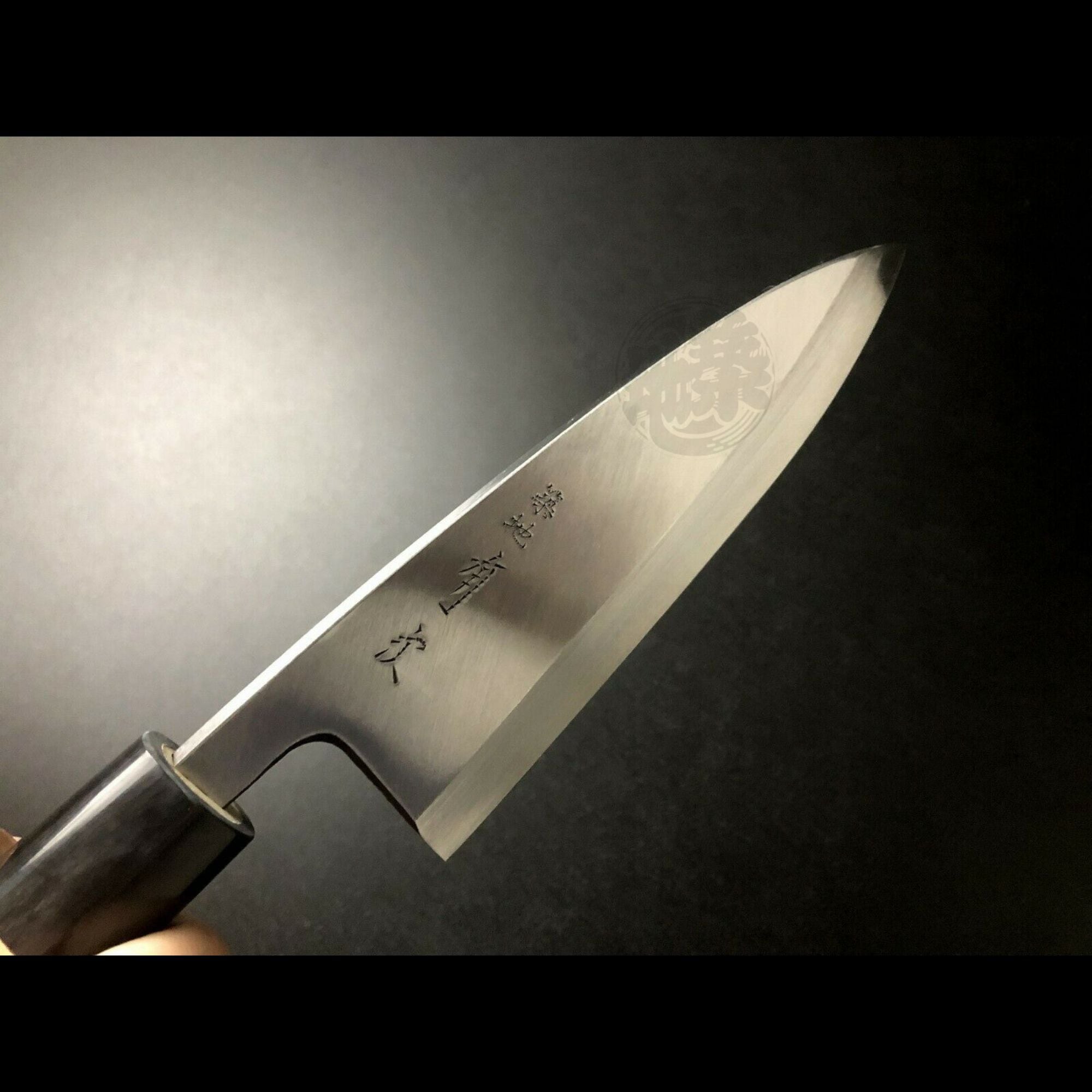 有次 包丁 特製出刃 150mm 日本製 白鋼2 Aritsugu 朴の木柄 名入れ