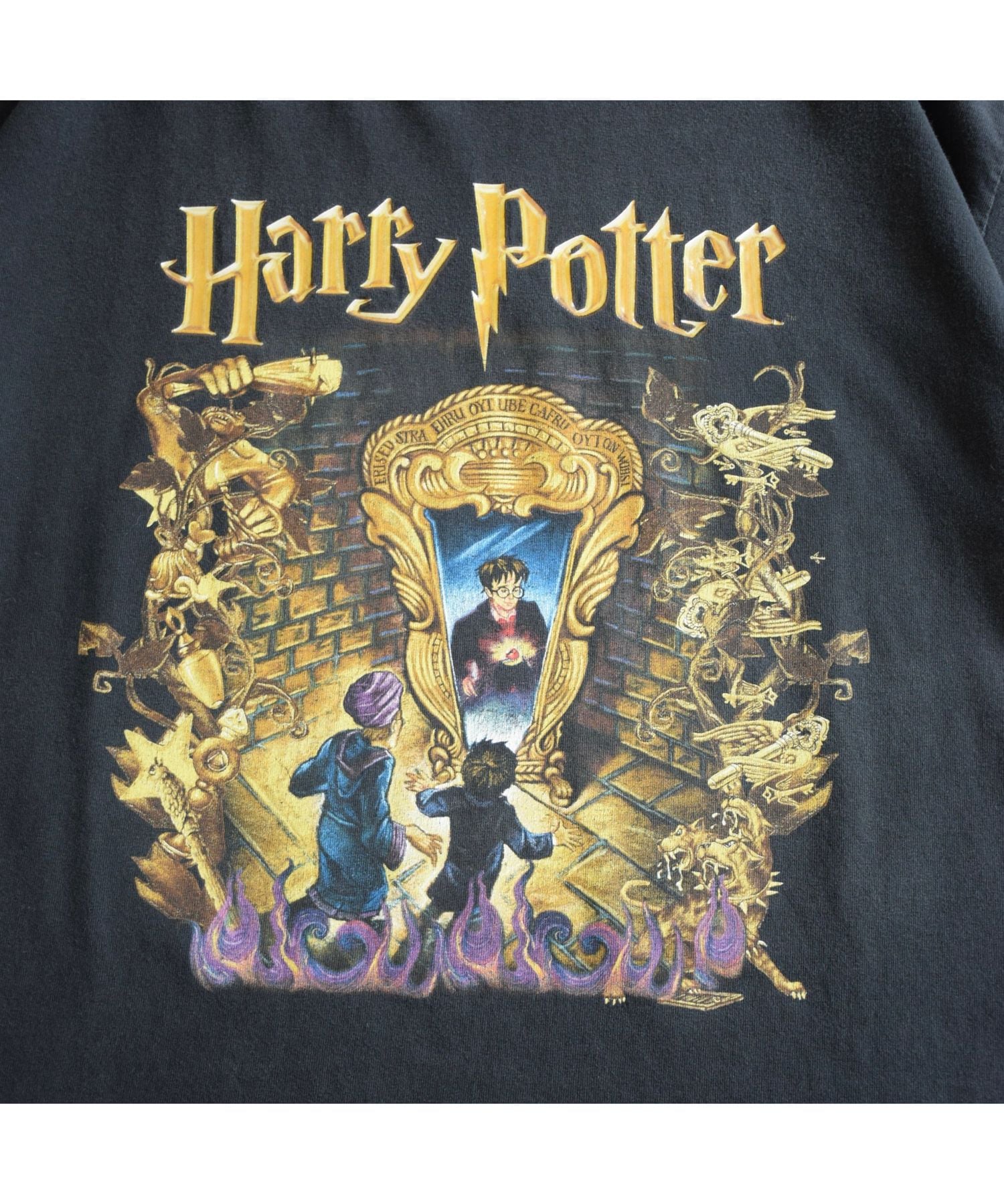 00's Harry Potter “賢者の石“ ムービーTシャツ メンズL/XL 黒 ハリー