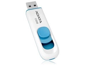 ADATA USBメモリ 32GB USB2.0 スライド式 ホワイト AC008-32G-RWE wgteh8f