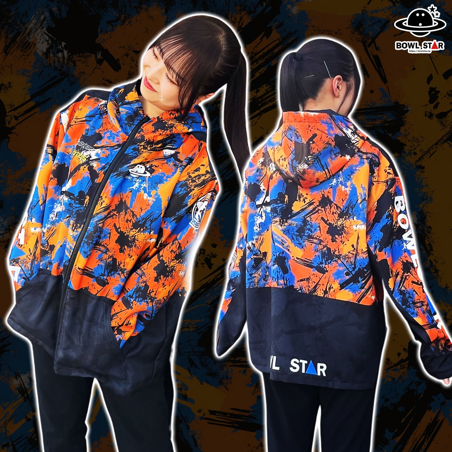 スペースインパルス・ストリートオレンジ[ハイネック・ジャケット-01