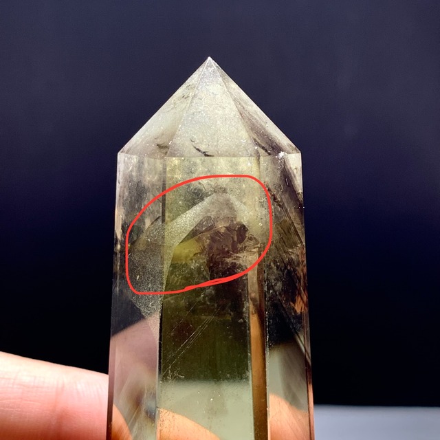 透明度抜群☆山入りスモーキーシトリン ポイント