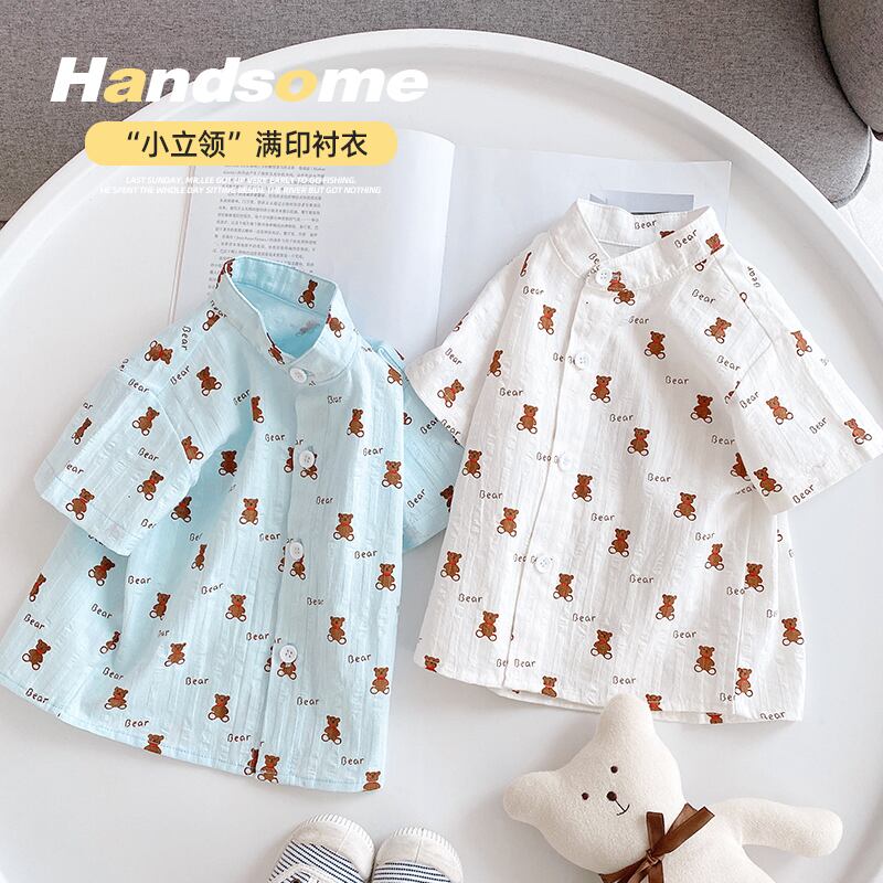 シャツ サマートップス シャツ コットン 夏物 Duduベイビー73339963040