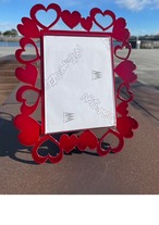 Arti e Mestieri  フォトフレーム（ハート）大　レッド  272-06