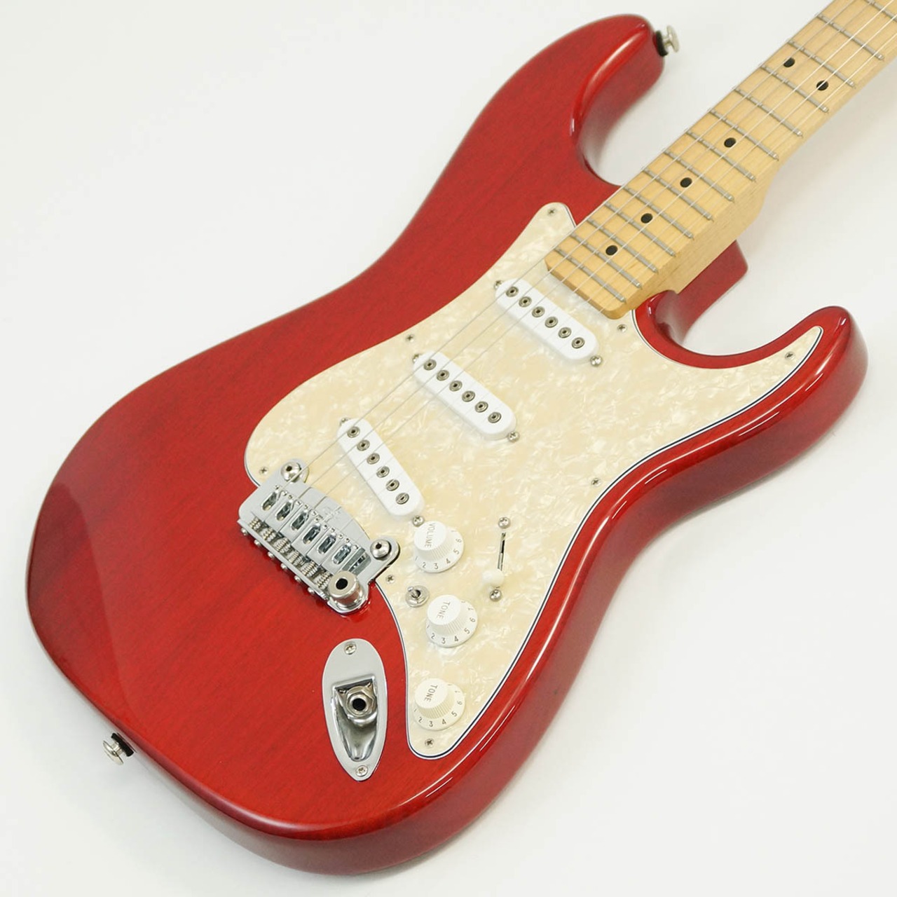 G&L USA 40th Anniversary S-500 (Clear Ruby Red/Maple) [CLF2004040] [USED]