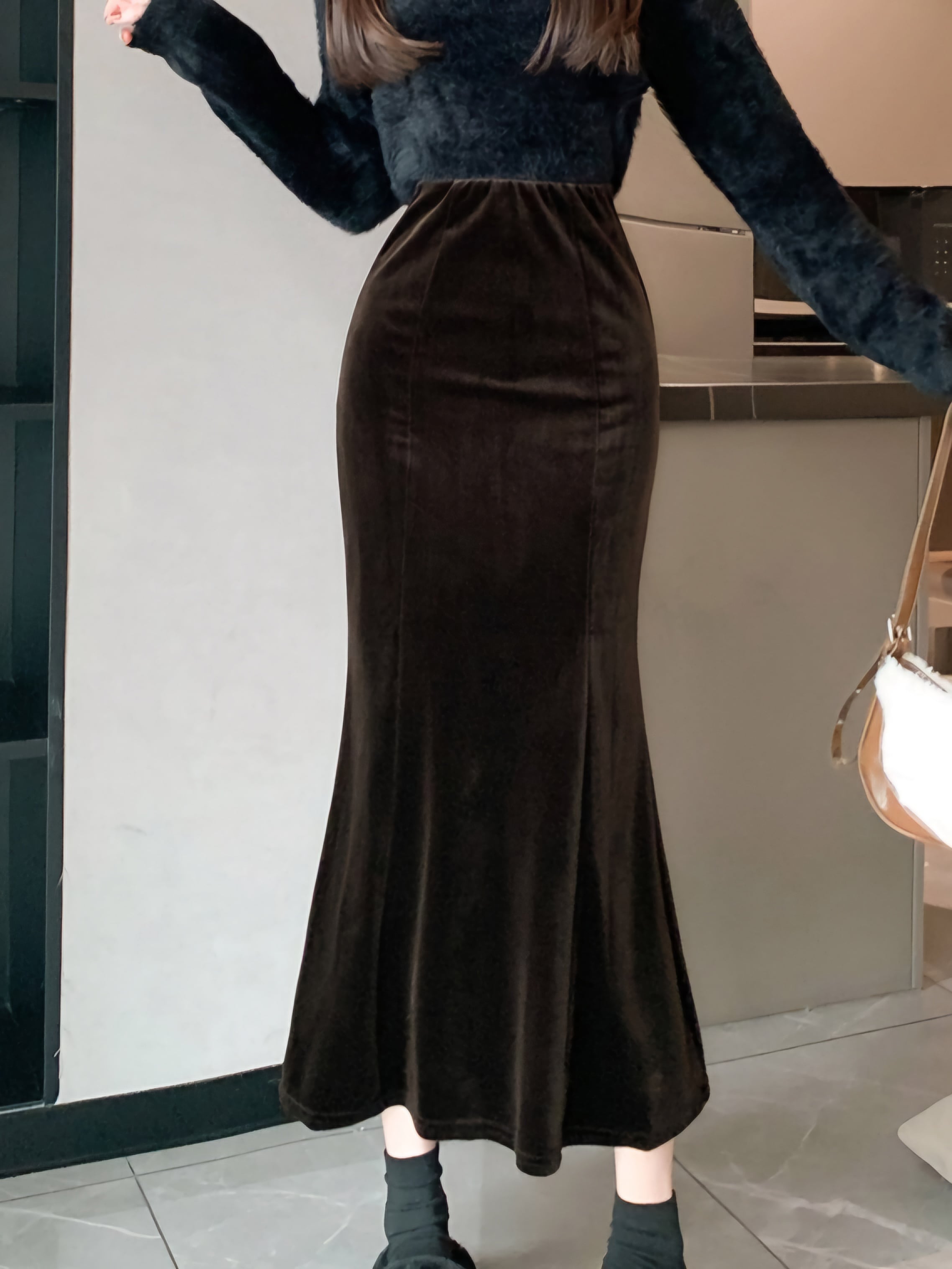 Autumn/Winter mermaid long skirt L0634