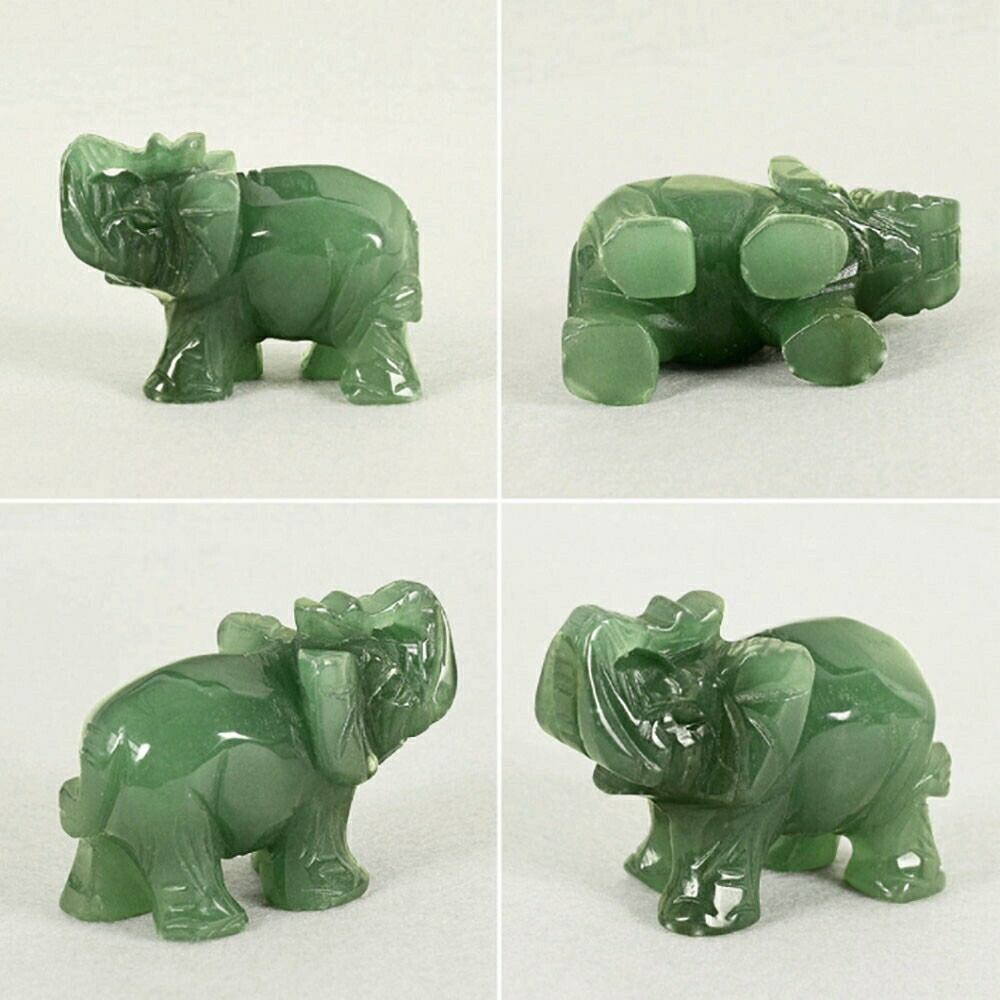 翡翠風 象 置物 8個入り