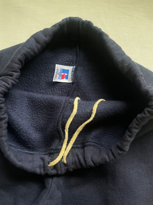 90s USA製 RUSSELL "AUBURN" College Sweat Pants Navy