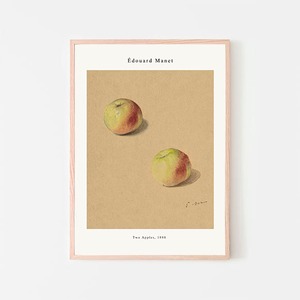 マネ "Two Apples" / アートポスター 絵画 アート 名画 Edouard Manet りんご 林檎
