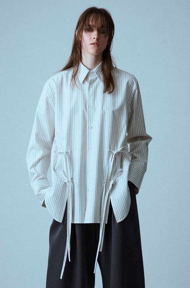 トップス UJOH collarless over shirt TOPS | UJOH ― UJOH ONLINE SHOP 【UJOH公式通販】