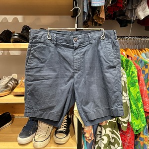 RALPH LAUREN COTTON SHORTS NAVY 実寸W 36