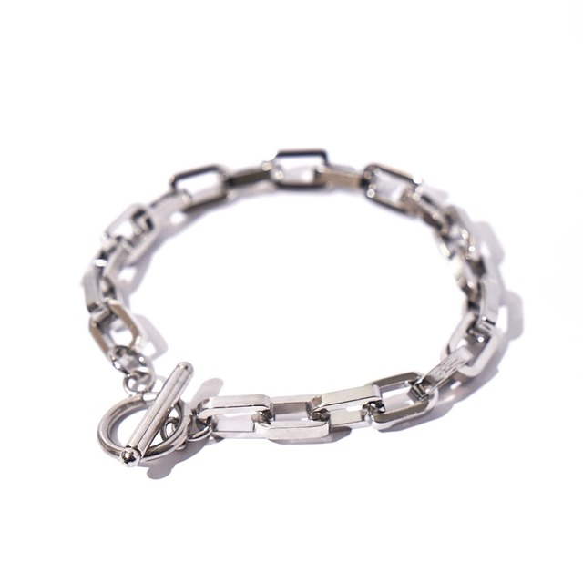 316L Square chain bracelet【silver】#b60