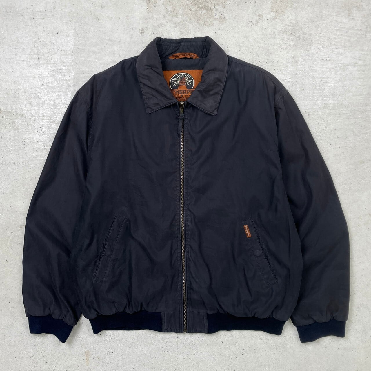 WEATHERPROOF スイングトップ メンズL相当 古着 スポーツジャケット 