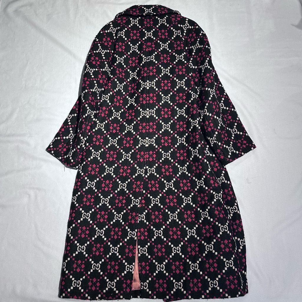 GUCCI グッチ 18AW GG DIAMOND WOOL COAT チェスターコート 2904715220