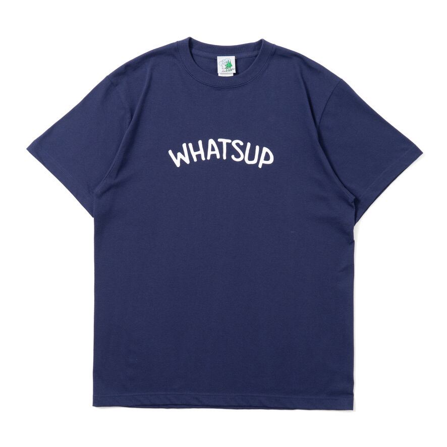 【2025SS】WHATSUP LOGO TEE NAVY