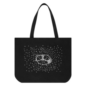 LIMOSINE / STARDUST TOTE BAG PIGMENT DYED / BLACK