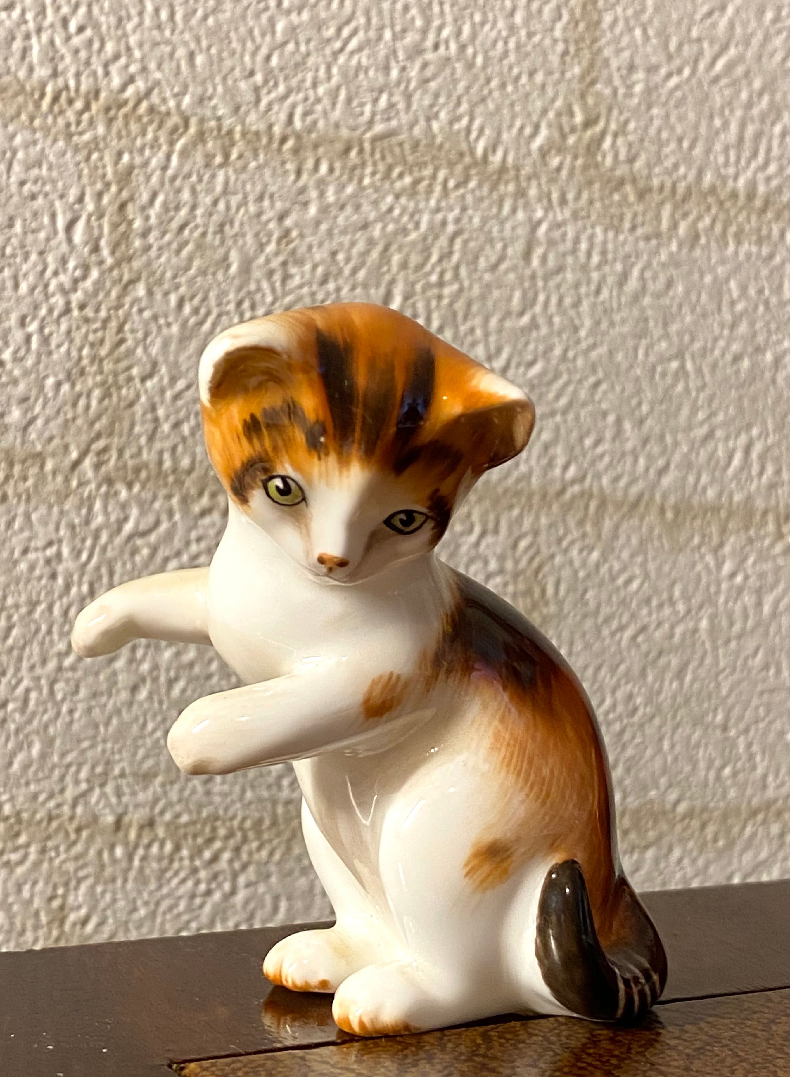 ビンテージ☆英国 ロイヤルドルトン/ラッキー キャット/ Royal Doulton