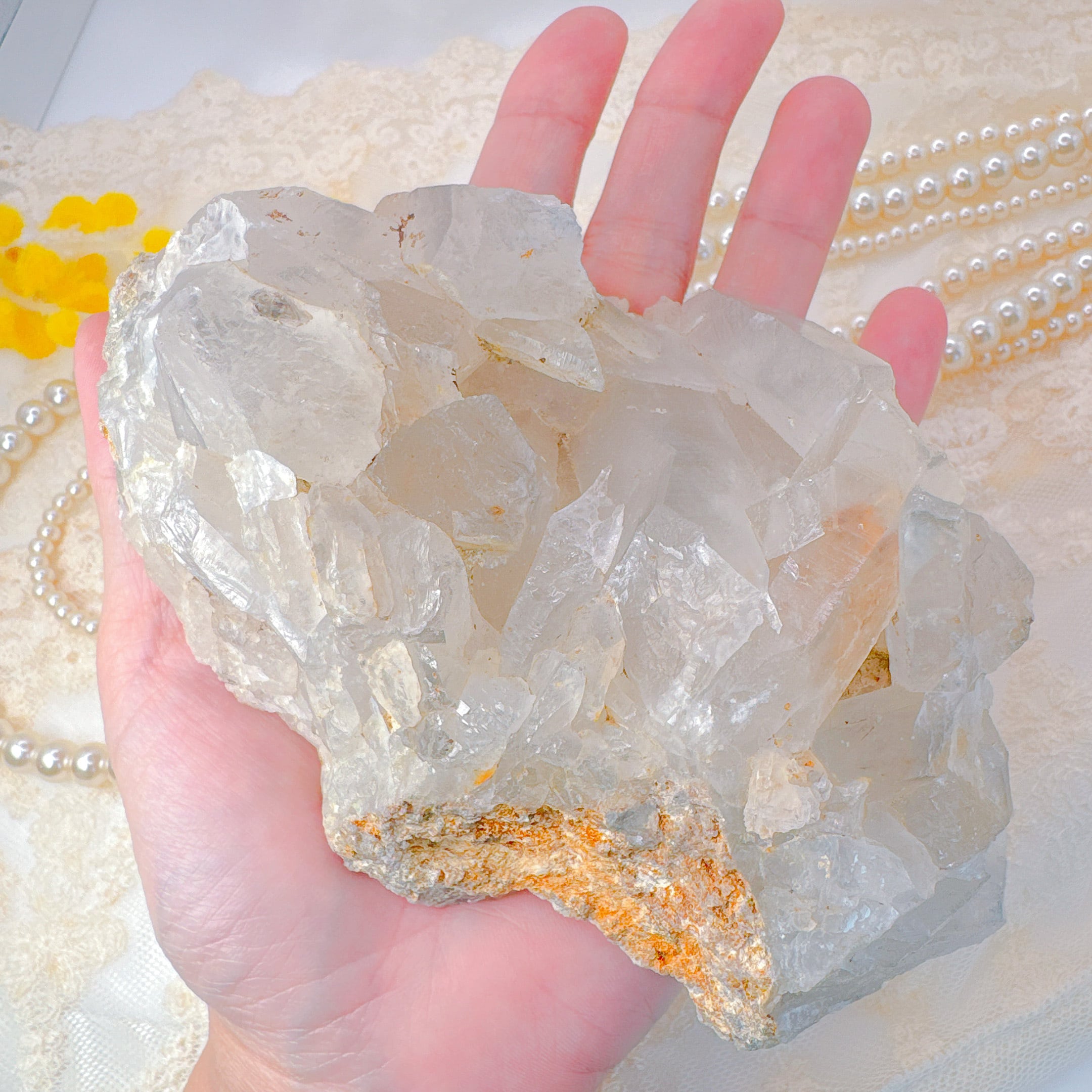 高千穂水晶の置石【虹入り/特大クラスター】 | sunday shop〜宮崎水晶