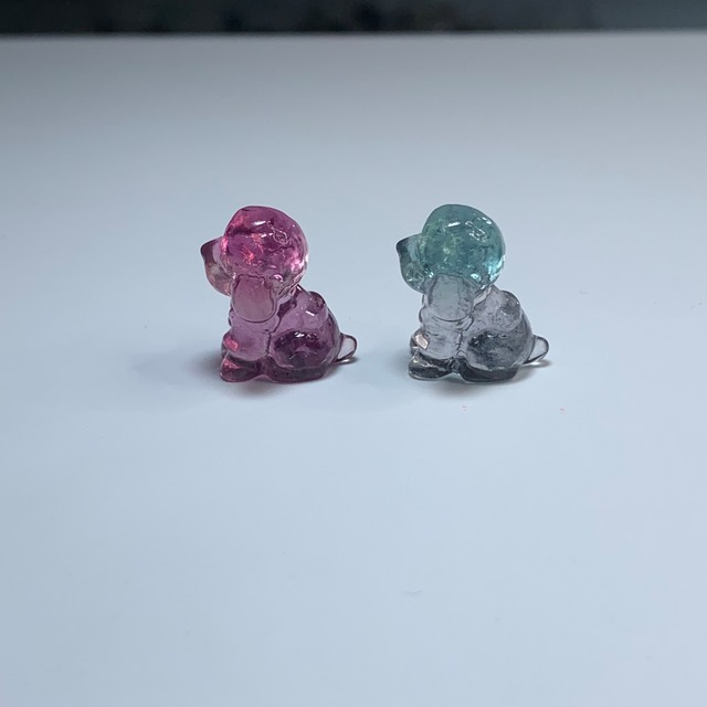 11.ペア☆可愛いフローライト･トイプードル