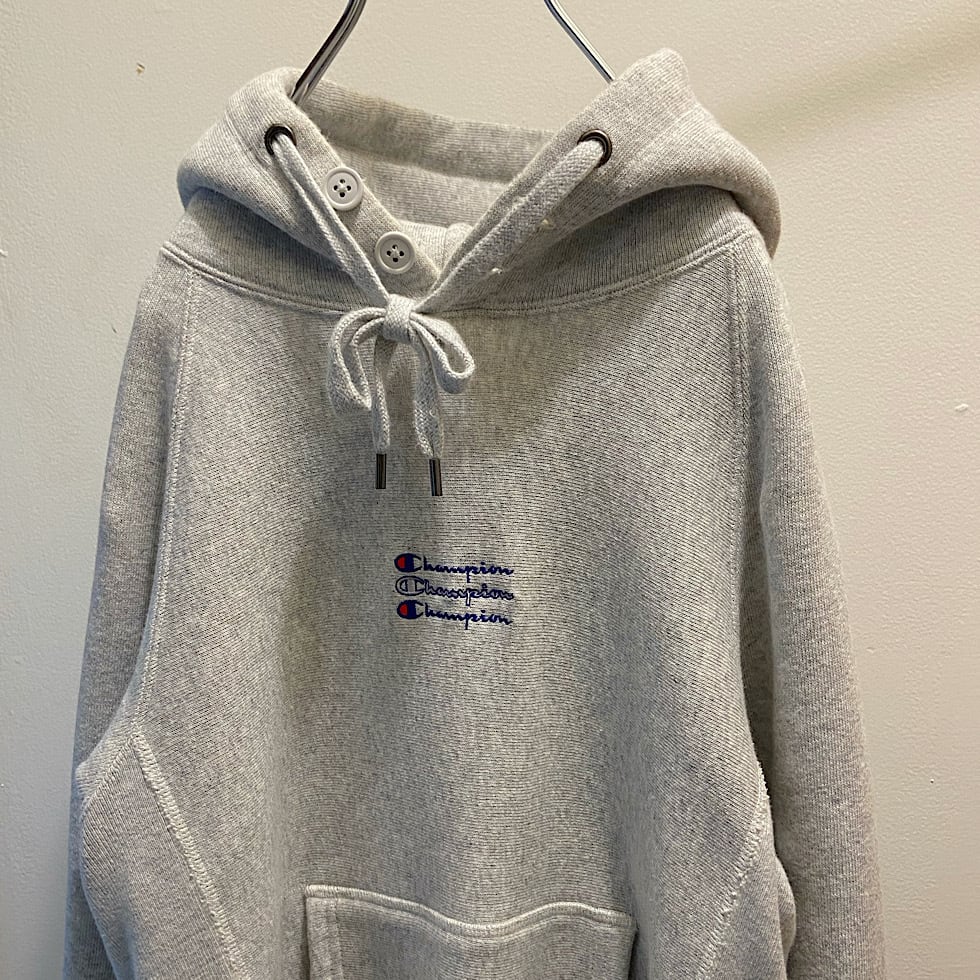 希少 Champion プルオーバーパーカー チャンピオン XXL デカロゴ