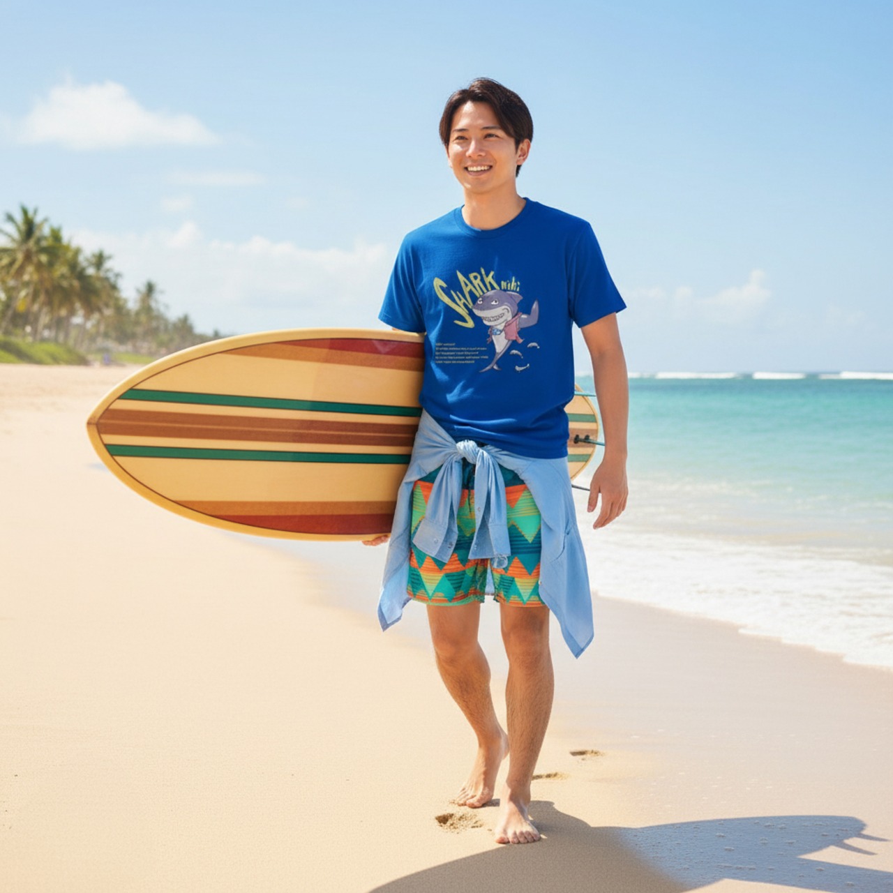 SHARKniki-Tシャツ(ロイヤルブルー) - 7