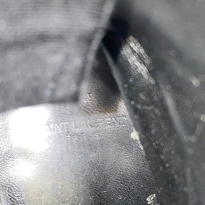 SAINT LAURENT PARIS leather high heel boots