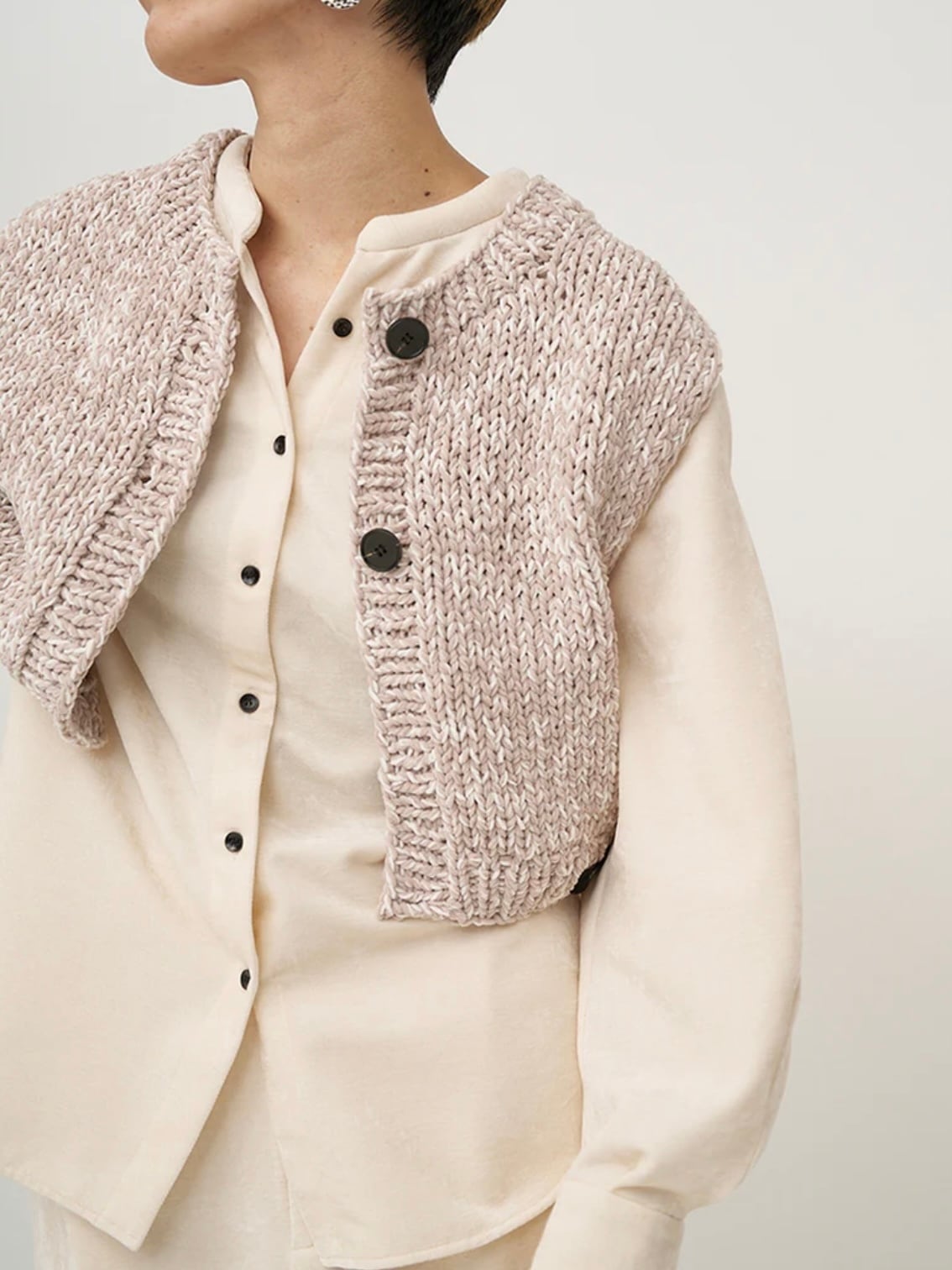 YENN ハンドニット ベスト 楽天市場】【50％OFF】YENN（イェン） ループ ハンドニット ベスト