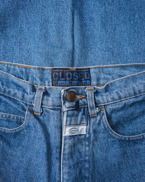 [1980s] "Marithé + François Girbaud" CLOSED” Stone Washed Denim Trousers (Made in Italy)　