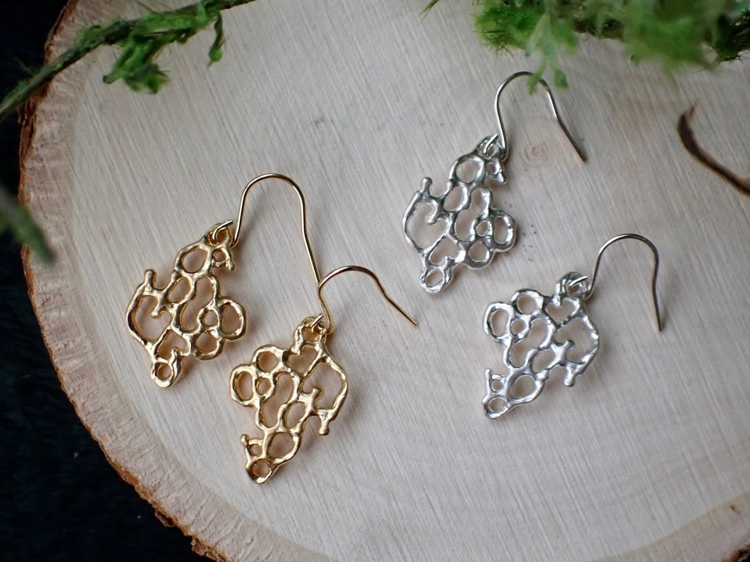 mesh artピアス