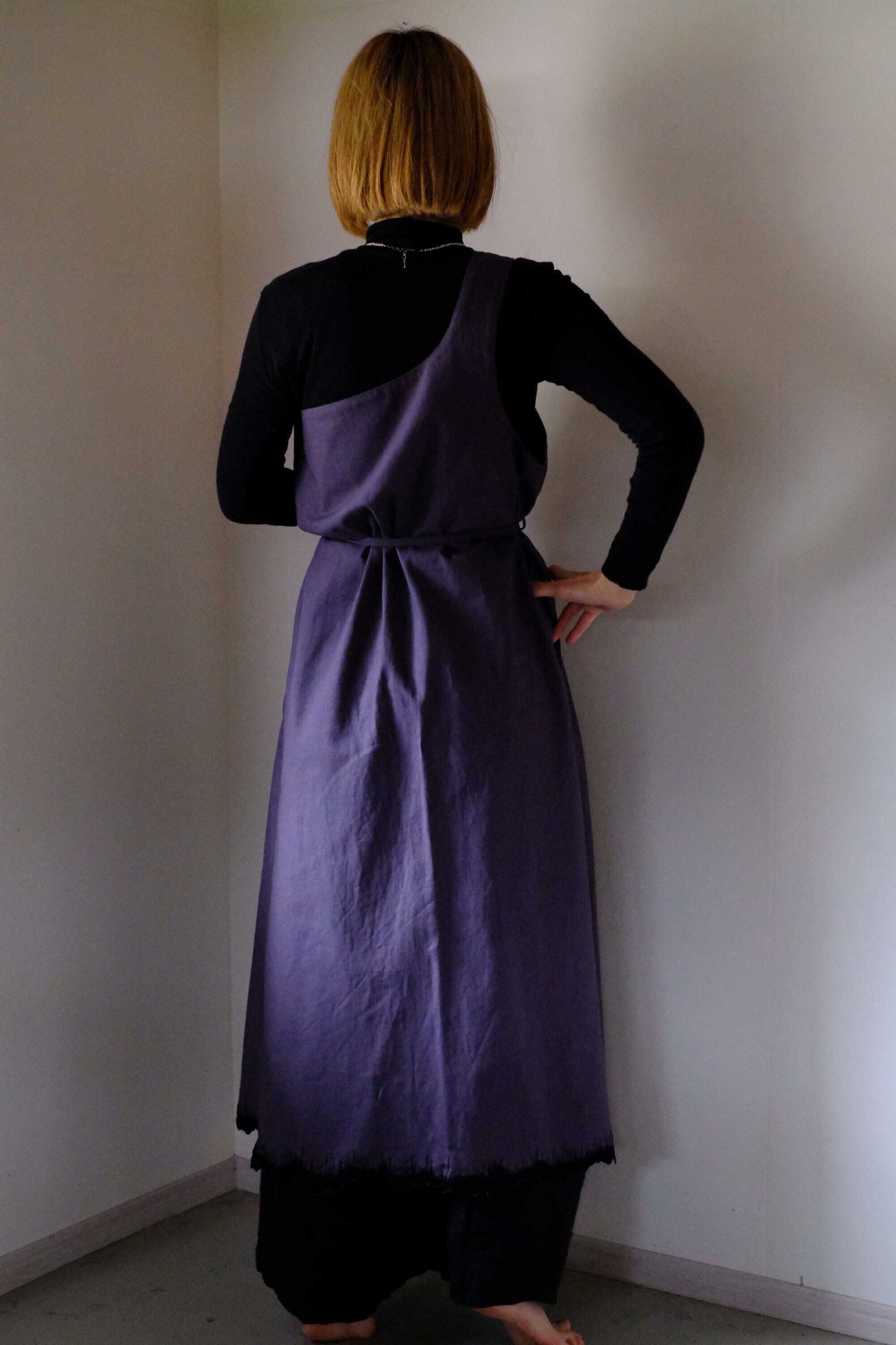 ワンショルダーワンピース cl-169